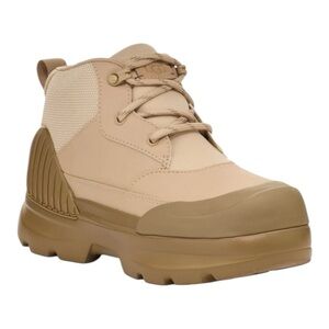 UGG NEUMEL X SAND Color Waterproof LEATHER ANKLE BOOTS WOMEN'S SIZE US 9. NEW